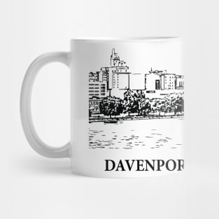 Davenport Iowa Mug